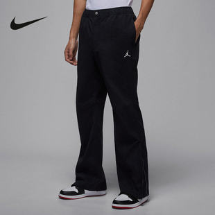 NIKE耐克男裤26春新款Jordan刺绣百搭裤腿拉链梭织长裤IF1819-010