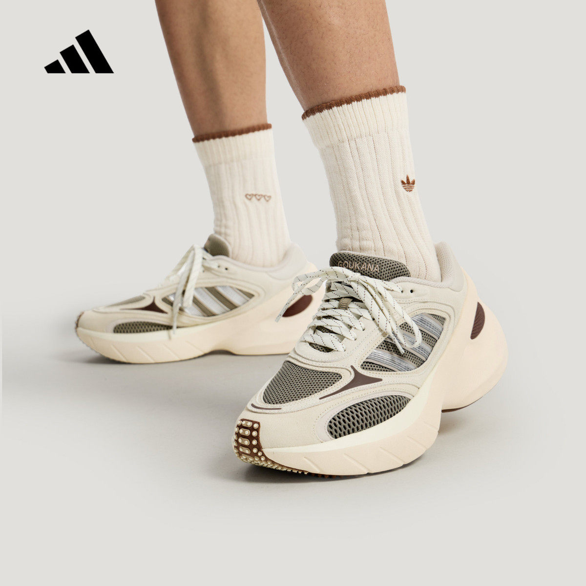 adidas阿迪达斯三叶草2026夏中性复古经典网眼透气运动鞋 KJ0764