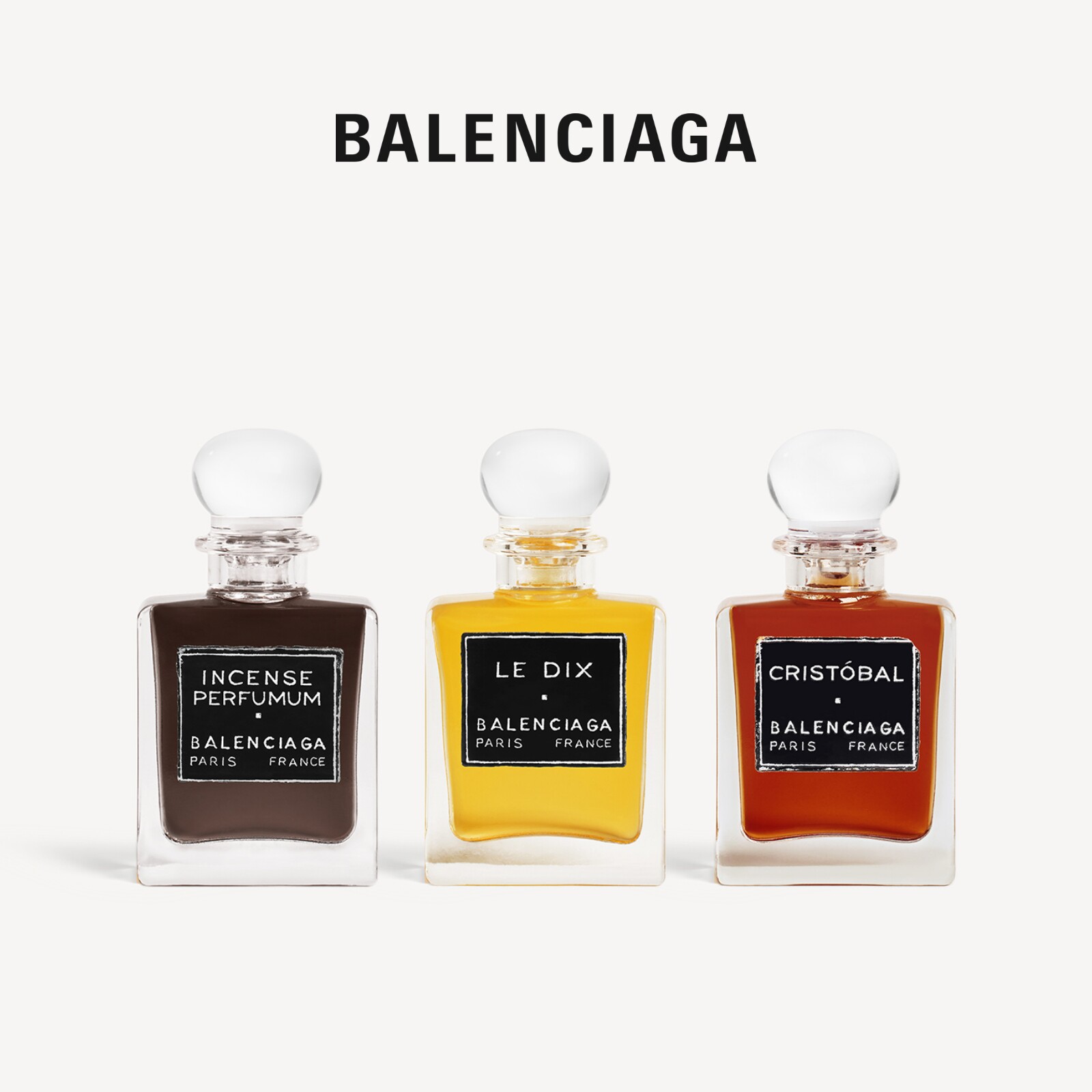 BALENCIAGA巴黎世家香水 LE DIX系列香精 10mlx3组合Q版迷你装实拍图 商品