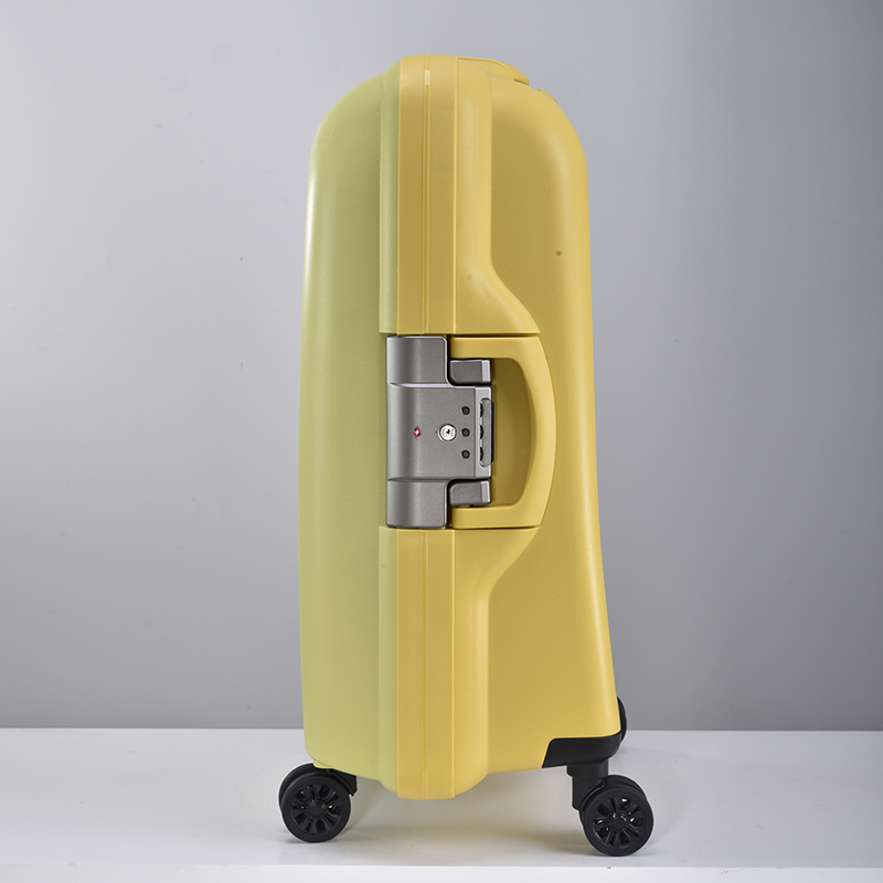 22寸行李箱女万向轮拉杆箱糖果色撞色时尚个性网红黄色防爆密码锁