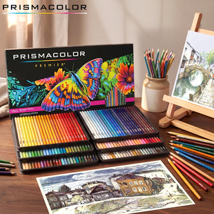 Prismacolor美国三福霹雳马彩铅套装150色油性72色成人学生专业绘画手绘美术生专用培斯玛彩色铅笔官方旗舰店