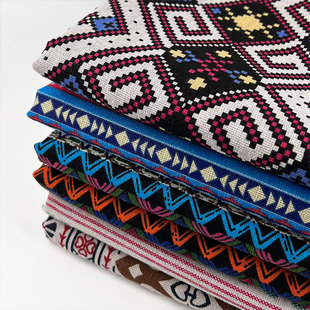 民宿氛围感民族风桌布轻奢高级感餐桌布复古台布长方形茶几布棉麻