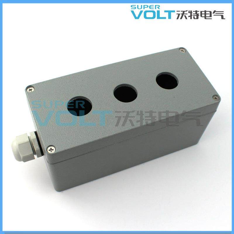 沃特电气 3孔175*80*80 金属按钮盒 铝制按钮盒 可定制加工,五金/工具,接线盒,淘宝优惠券,粉丝福利购,淘宝优惠卷