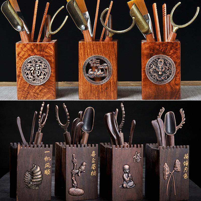 厂家黑檀木茶道六君子 茶具配件茶夹茶勺花梨功夫茶具,餐饮具,整套茶具,淘宝优惠券,粉丝福利购,淘宝优惠卷