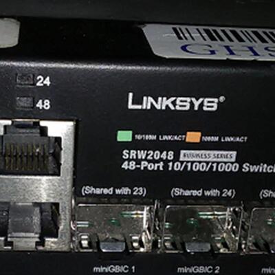 cisco 精睿(Linksys) SRW2048 48-PORT 10/100/1000 SWITCH