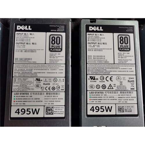 DELL D495E-S0 F495E-S0戴尔R720XD R520 T620电源N24MJ 3GHW3