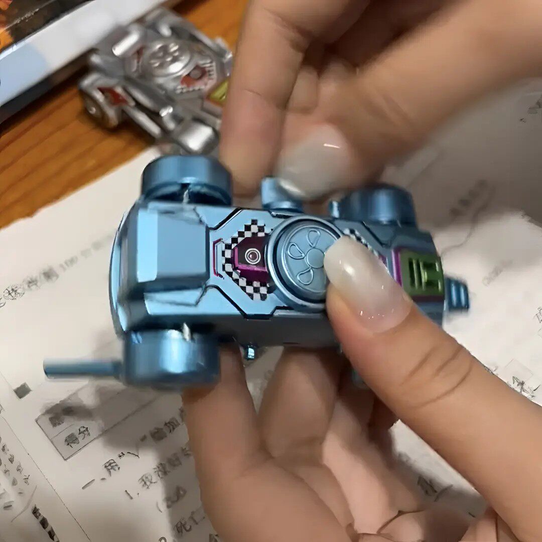2026新款机械狗合金指尖陀螺折叠变形创意手指发条玩具暑假礼物CH