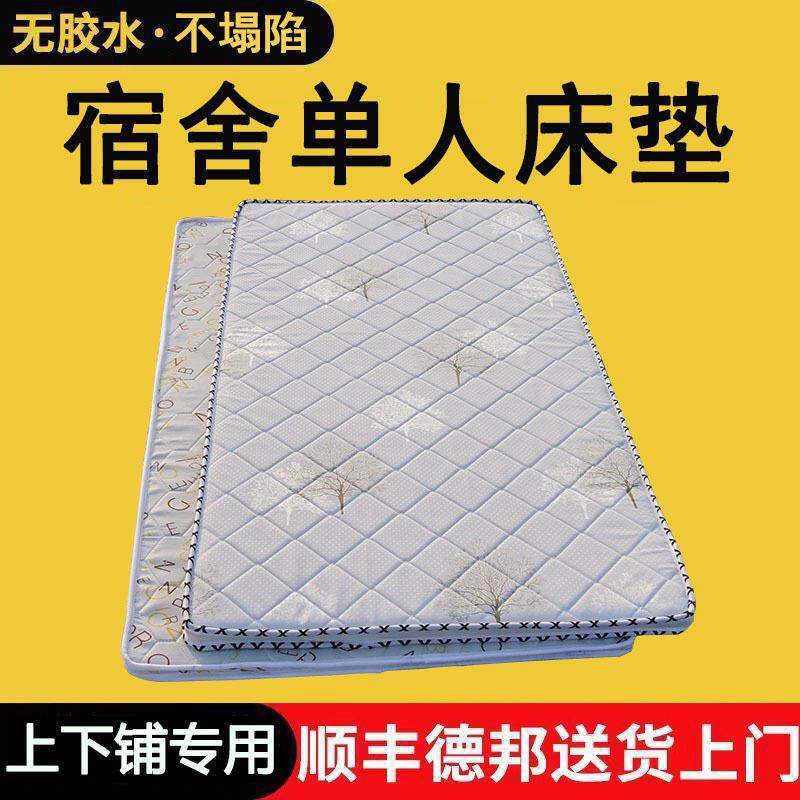上下铺铁架床高低床员工宿舍专用床垫3厘米5厘米椰棕床垫棕榈床垫
