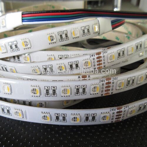 24V LED5050 60灯/米 RGBW/RGBWW四色同一灯珠,防水,不防水灯带
