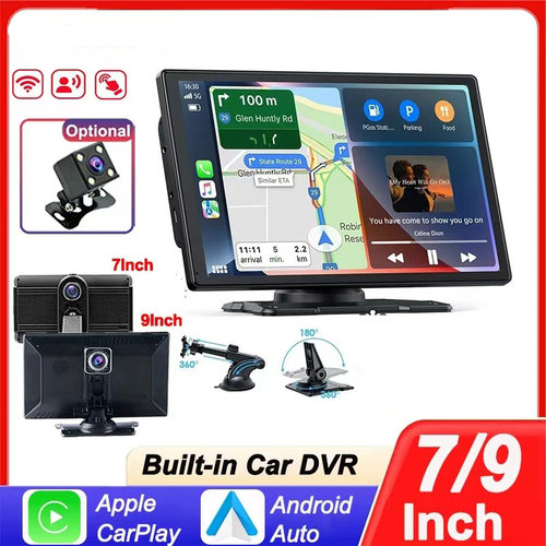 pnd汽车行车记录仪4K高清前后双录2K车载导航Carplay便携式屏幕