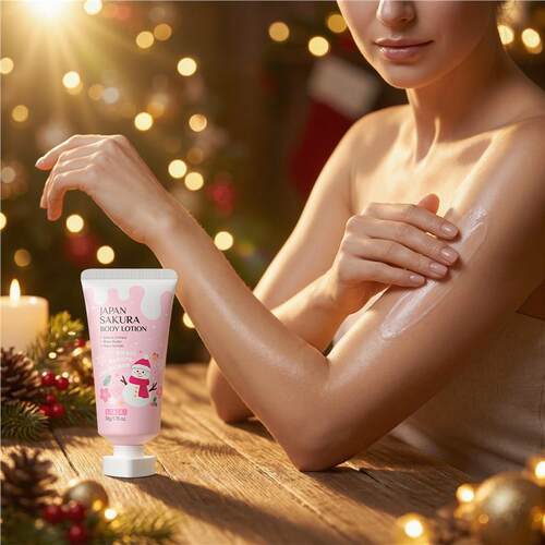 跨境新品 body lotion 身体乳（圣诞限定版）50g外贸全英文