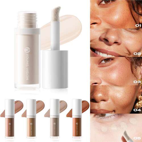 4 Colors Liquid Contour 马蹄刷头立体鼻影修容液