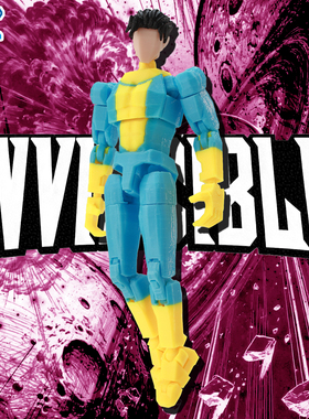 淡色马克9L3D打印无敌少侠手办多关节可动人偶玩具幸运泰坦T13