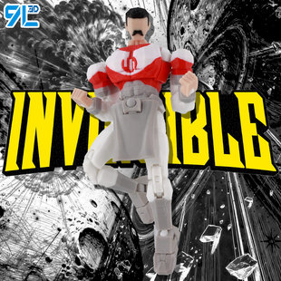 9L-3D打印玩具无-敌少侠摄政王崔格Invincible模型可动动漫周边
