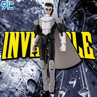 克隆人马克9L3D打印无敌战争少侠手办多关节可动人偶玩具幸运T13