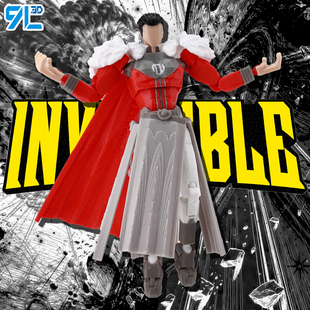 9L-3D打印玩具帝王马克无-敌少侠Invincible模型可动动漫周边成品