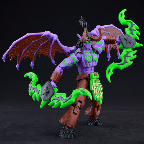 伊利丹9L3D打印游戏系列多关节可动人偶爆款礼物模型泰坦13Lcky13