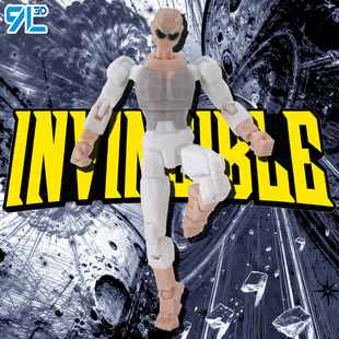 囚犯马克9L3D打印无敌少侠手办多关节可动人偶玩具美漫Titan13