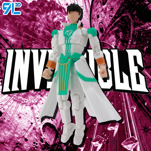 皇帝马克9L3D打印玩具无敌少侠手办多关节可动人偶幸运13泰坦T13