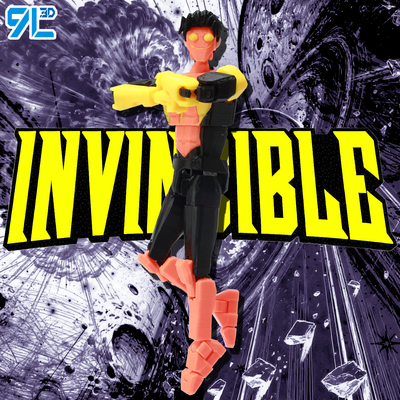 麦当劳马克9L3D打印无敌少侠手办多关节可动人偶玩具幸运泰坦T13