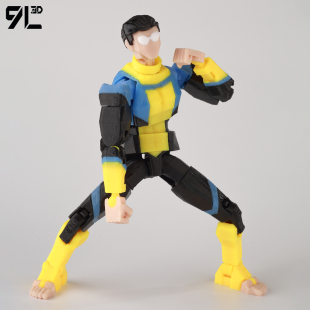 统领马克9L3D打印无敌少侠多关节可动人偶爆款 礼物幸运13Dummy13