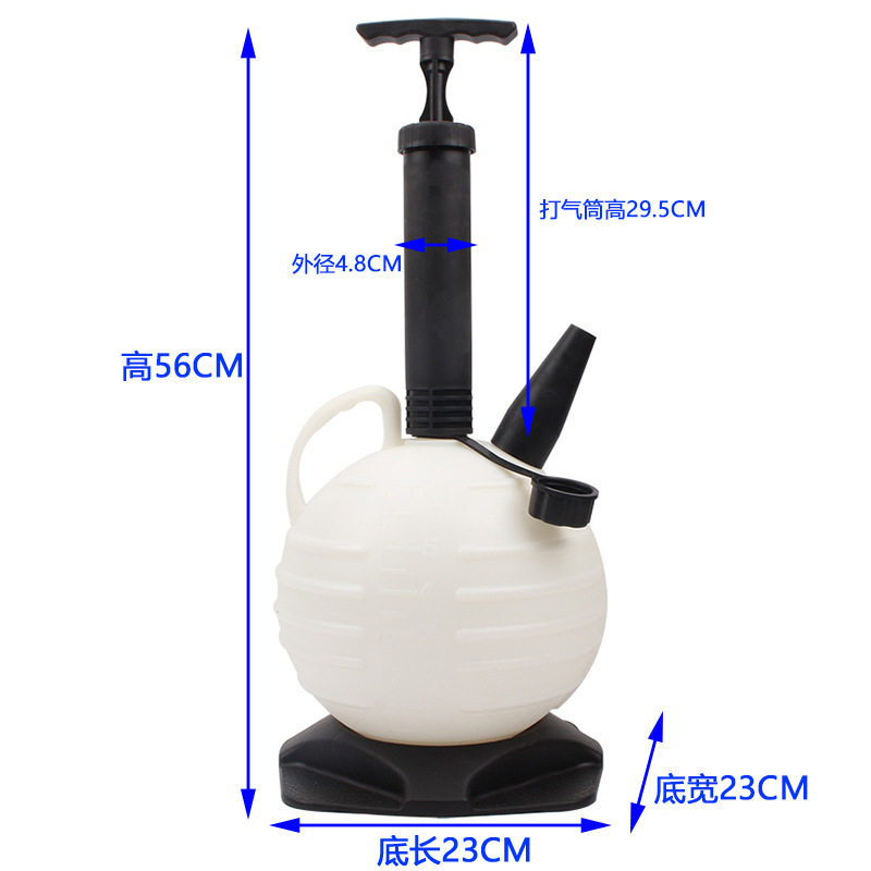 6升手动抽油壶 汽车刹车油机油变速箱油齿轮油抽油机汽修汽保工具