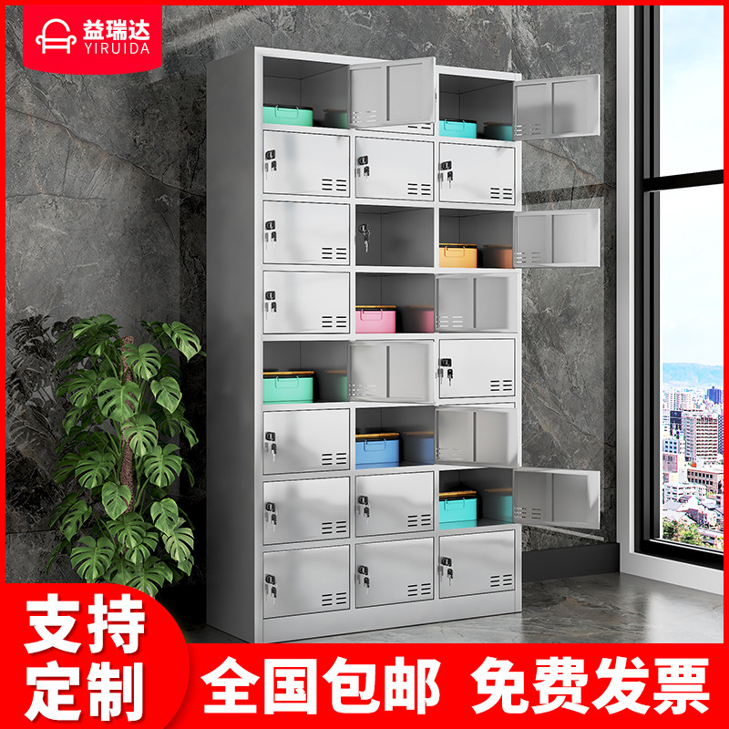 不锈钢32门食堂碗柜多门员工柜工厂学校餐厅储物餐具饭盒柜碗筷柜