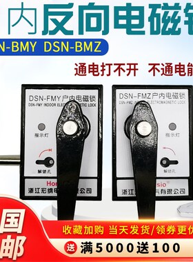 户内反向高压电磁锁带电DSN-FBMY BMZ/AMY通电打不开断电能打开