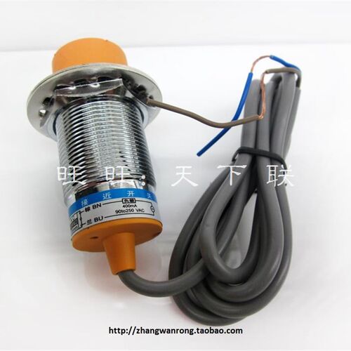 沪工金属感应器LJ30A3-15-J/DZ接近开关220v交流二线常闭传感器