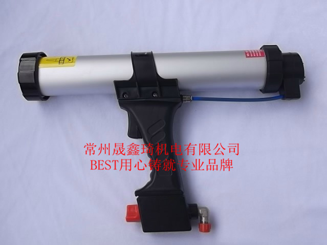 台湾贝斯特400ml气动胶枪/气动打胶枪/软胶枪/英国款原装胶枪