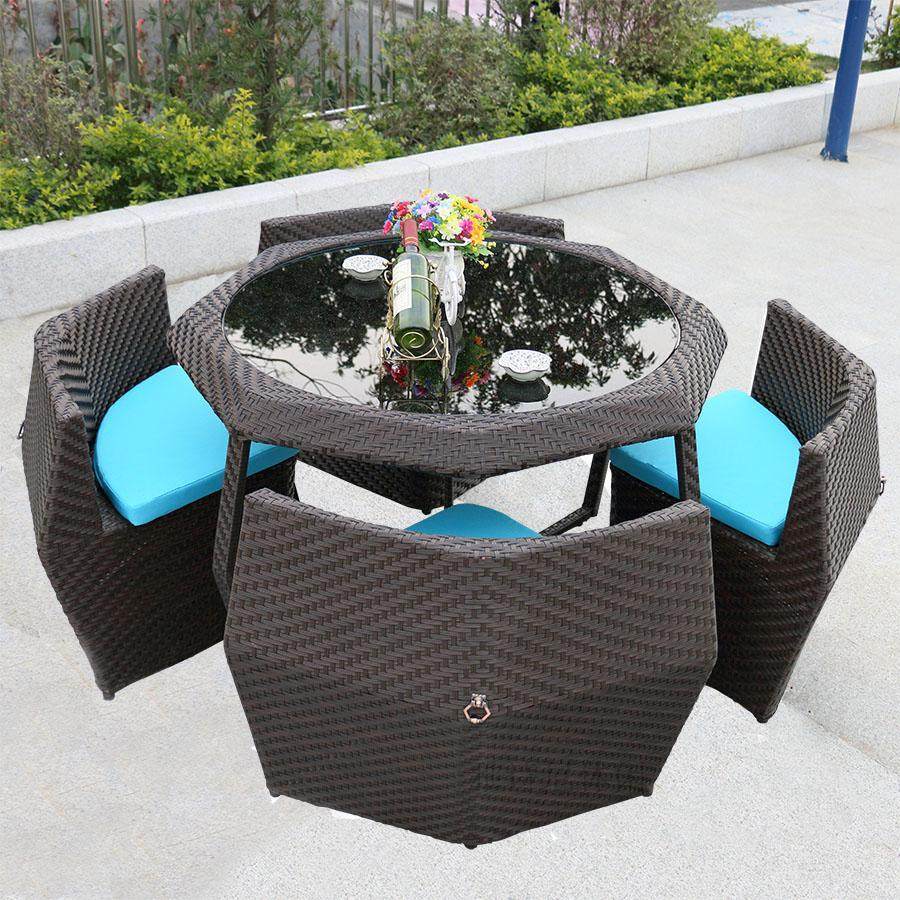 阳台休闲藤编桌椅组合庭院咖啡厅藤椅茶几五件套套装户外家具,商业/办公家具,商用藤编家具,淘宝优惠券,粉丝福利购,淘宝优惠卷