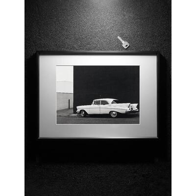 轻奢高级黑白摄影装饰画 摄影师Lewis Baltz的名作沙发背景墙挂画