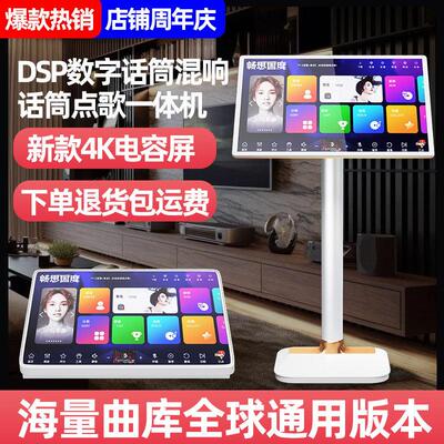 畅想国度国际版点歌机 适用港澳台家庭KTV点歌台 22寸全镜面电容