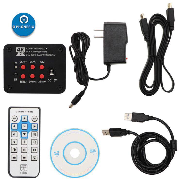 索尼4K Ultra HD 60fps HDMI USB输出工业三目立体声卡显微镜相机