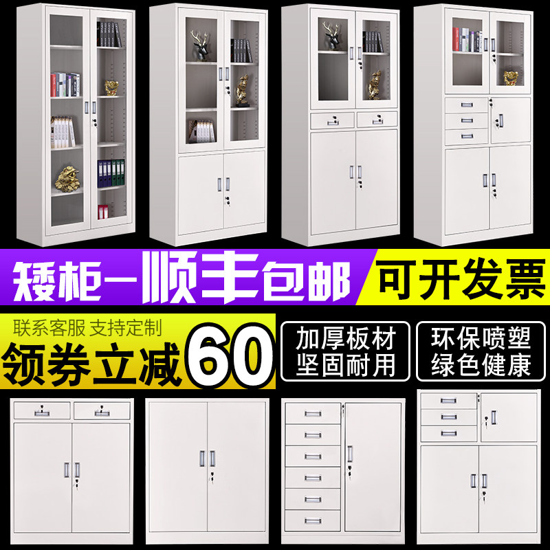 驻马店钢制文件柜密码柜套色书柜矮柜资料凭证档案带锁员工更衣柜