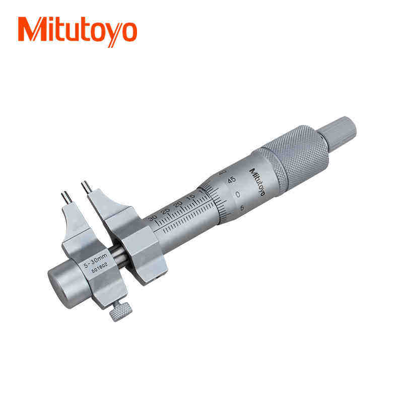 三丰内径千分尺5-30mm 内测螺旋测微器分厘卡145-185 186现货昆山