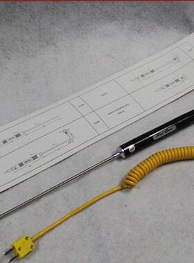 中国台湾手提式 表面测温热电偶 直头型 细长型 NR-81530