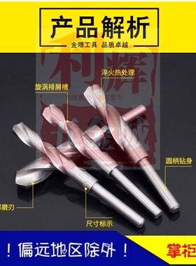 新品新科力工具盾牌等柄麻花小钻头木工塑料铝板开孔22mm