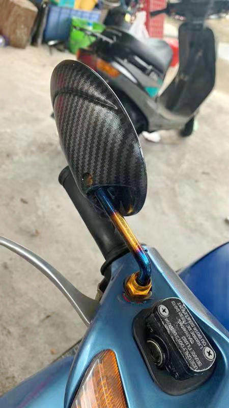 摩托车 AG 公主100 DIO50/ZX50后视镜反光镜倒车镜 8MM螺丝牙