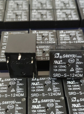 全新原装三友SANYOU继电器SRD-S-124DM T73 4脚一组常开10A 24VDC