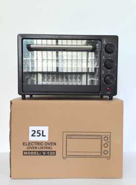 多功能烤箱25L家用小型双层式烘焙电烤箱12L25L48L烤箱