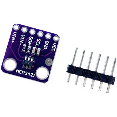 GY-MCP3421模块 18 bit 高精度A/D转换模块 MCP3421A0T模块