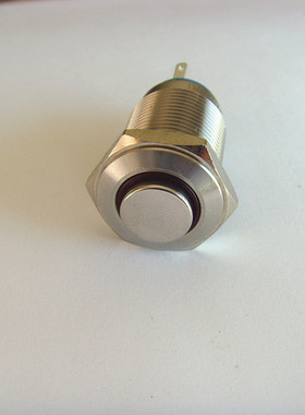 房车改装金属开关16mm带锁带LED指示灯高平头 加厚引脚 12V3A