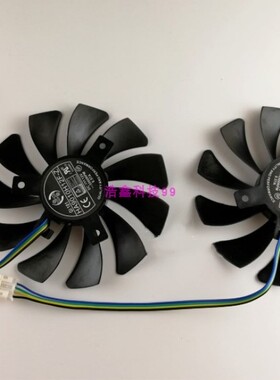 旌宇RX570 RX580 8G显卡风扇  扇叶4线温控静音 显卡扇叶包邮