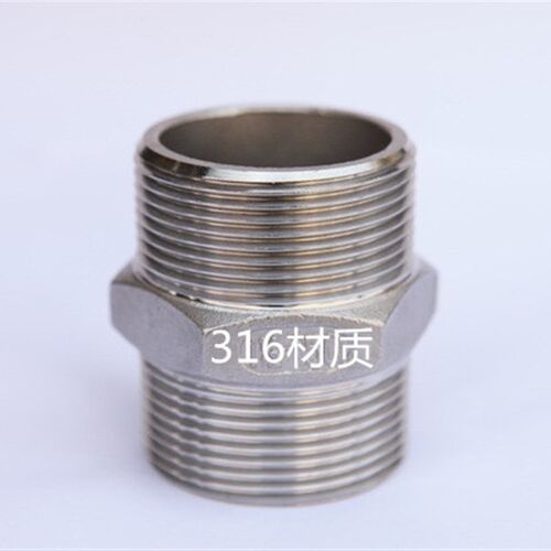 316不锈钢六角外对丝/对丝 对接/内接头DN15 3分 4分 6分1寸DN15