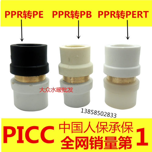 转换接头不同管材变换接头PPR转PEPPR转PERT接头PPR转PB2025