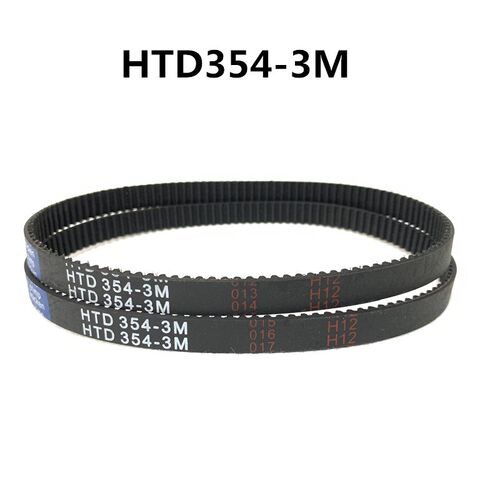 砂带机同步皮带 HTD3M-354 电动工具传动皮带车床工业皮带齿距3mm