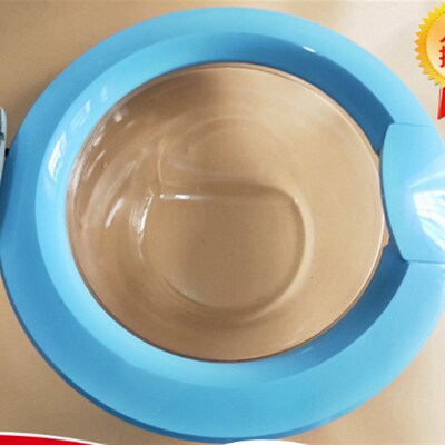 适用于美的洗衣机玻璃门 MG70-eco11WX门框门圈门把手钩铰链合页