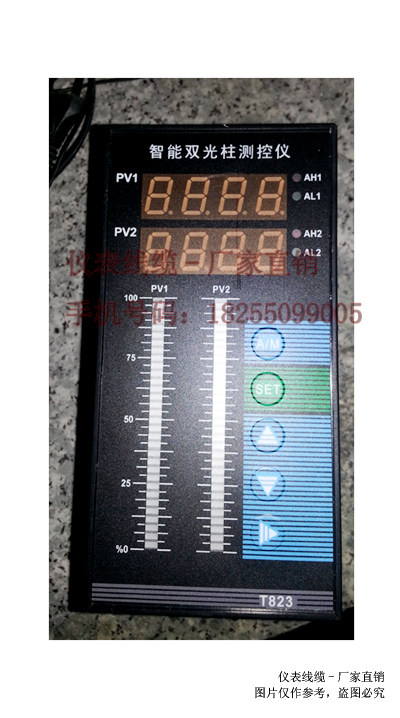 双光柱智能显示仪表   智能双光柱测控仪   XMT-T823
