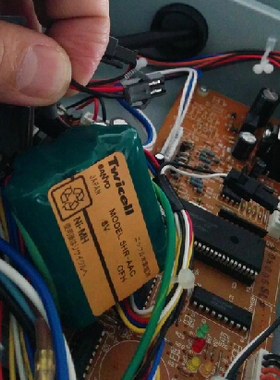 Twicell MODEL 5HR-AAC 6V ni-mh 小冰箱电池 日本三洋 原装